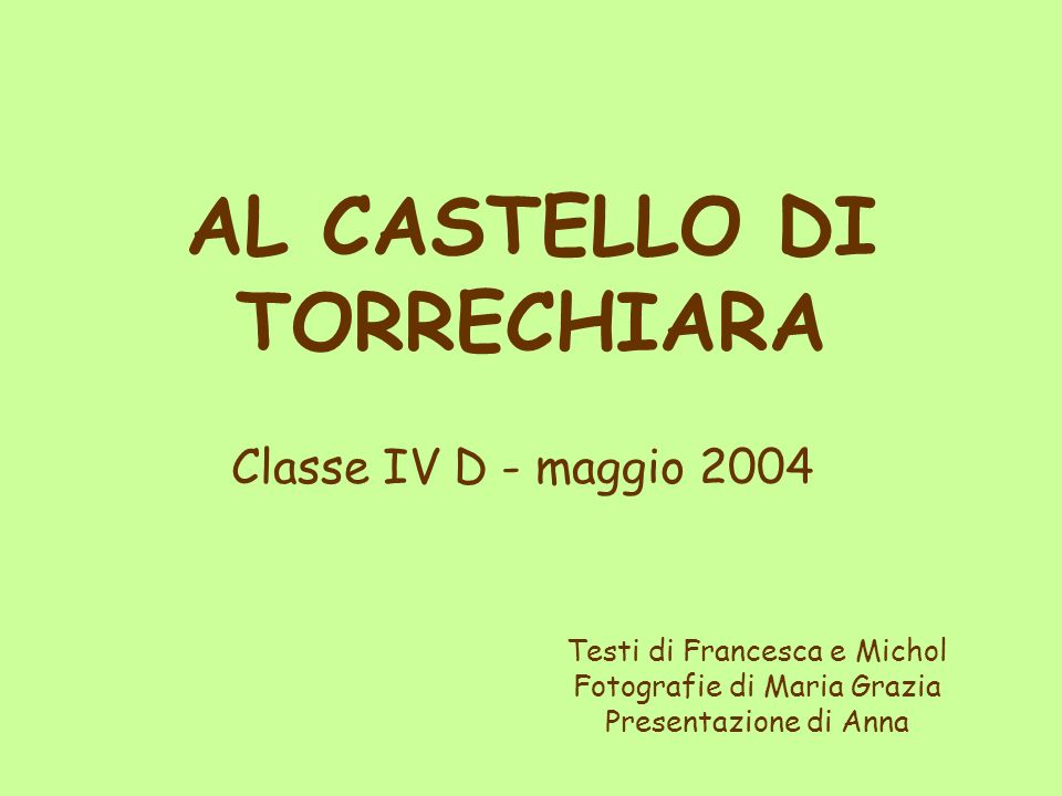 AL CASTELLO DI TORRECHIARA