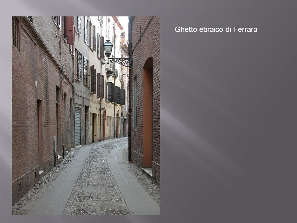 Ghetto ebraico di Ferrara