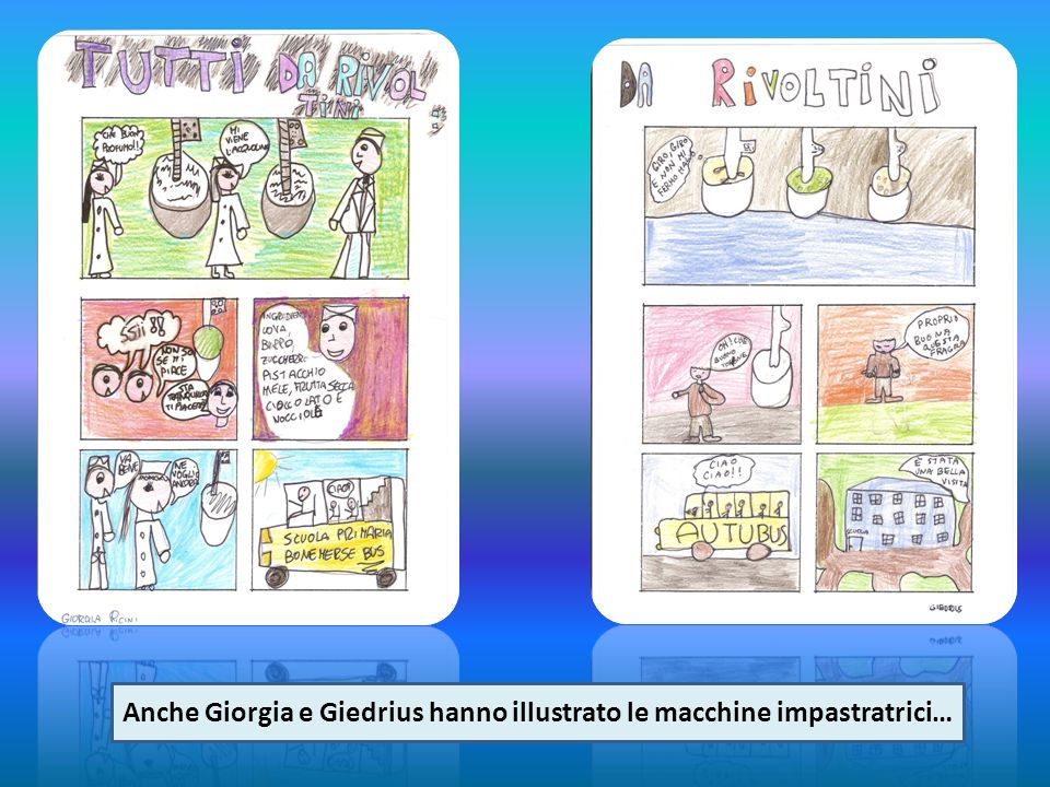 Anche Giorgia e Giedrius hanno illustrato le macchine impastratrici…