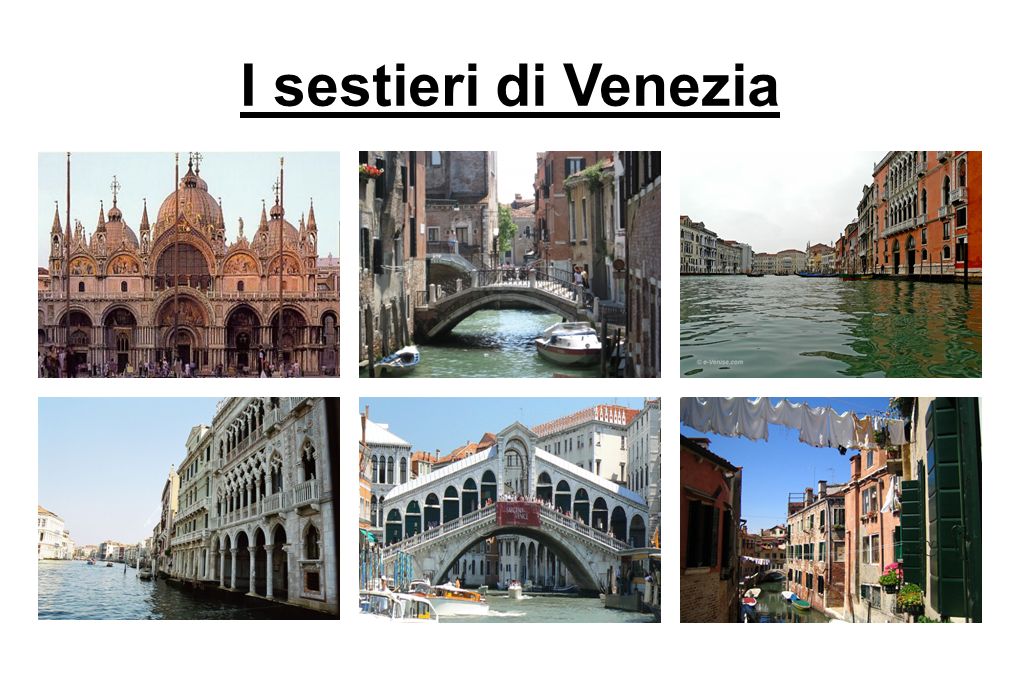 I sestieri di Venezia