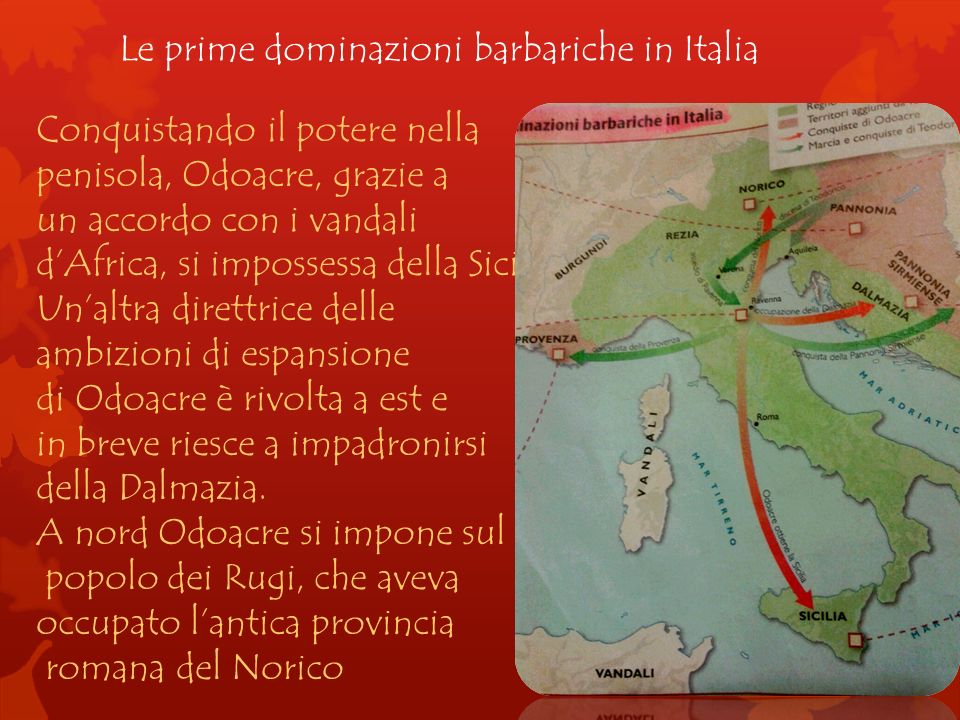 Le prime dominazioni barbariche in Italia