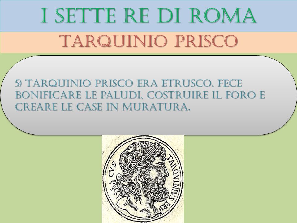 I sette re di roma Tarquinio prisco