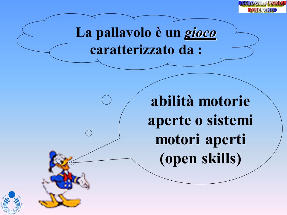abilità motorie aperte o sistemi motori aperti (open skills)