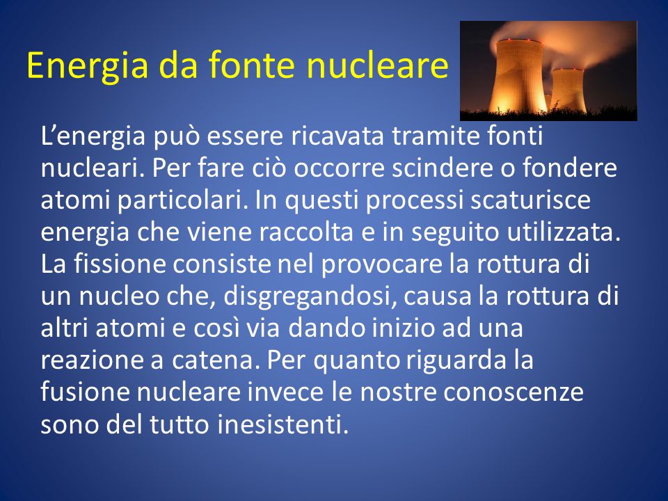 Energia da fonte nucleare