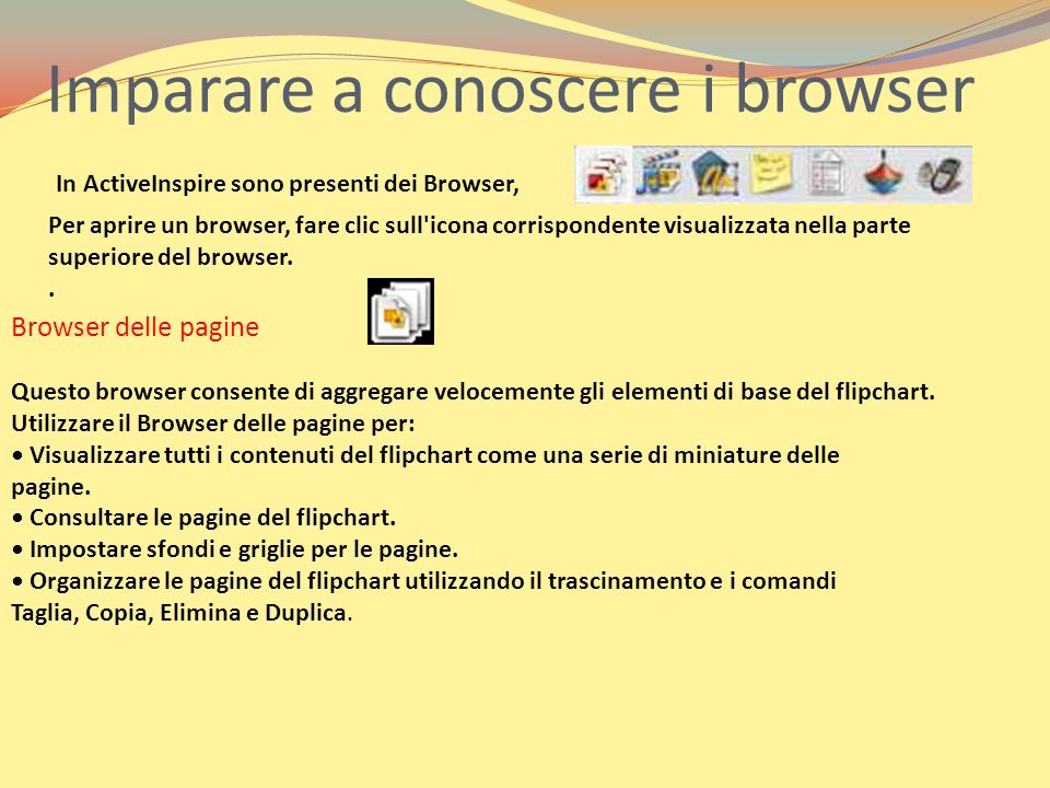 Imparare a conoscere i browser