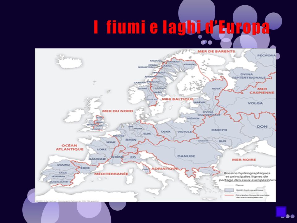 I fiumi e laghi d’Europa