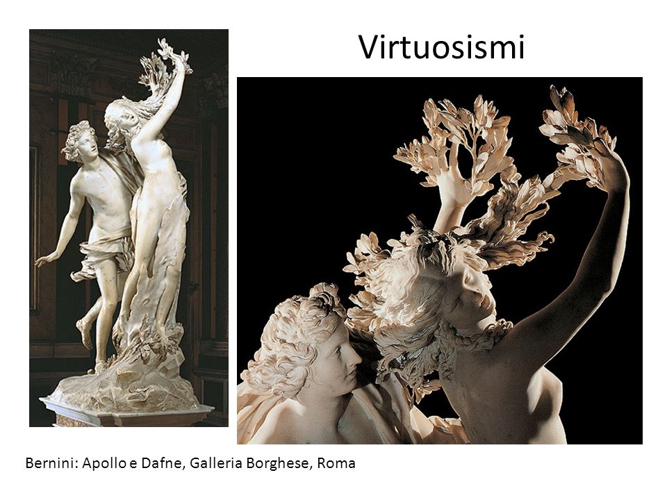 Virtuosismi Bernini: Apollo e Dafne, Galleria Borghese, Roma