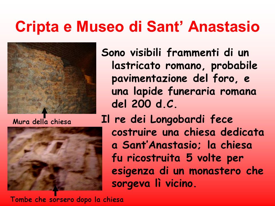 Cripta e Museo di Sant’ Anastasio