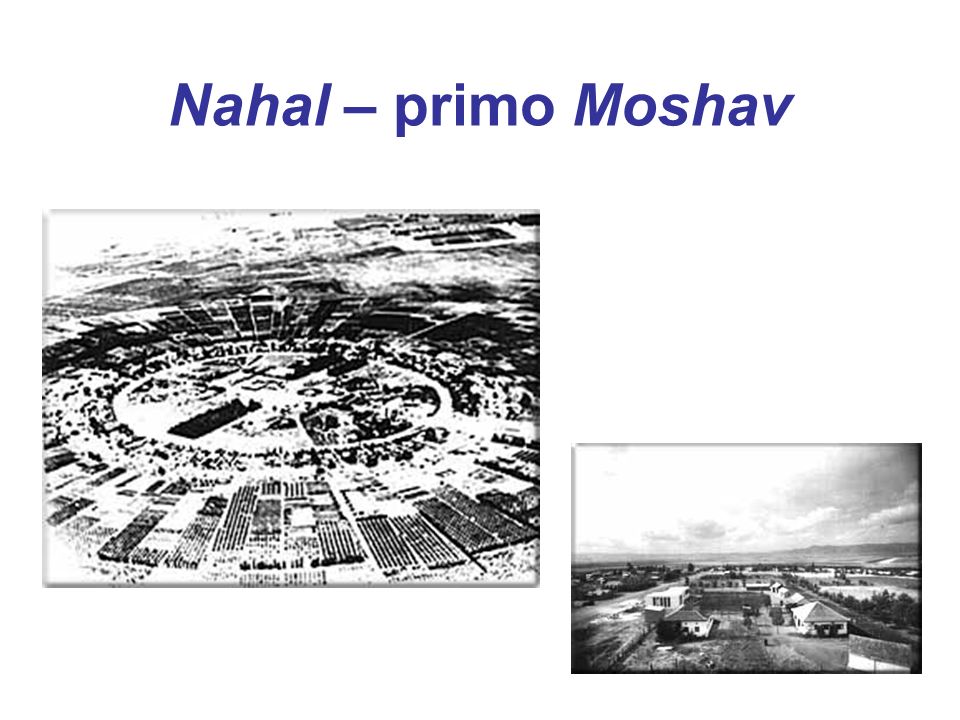 Nahal – primo Moshav