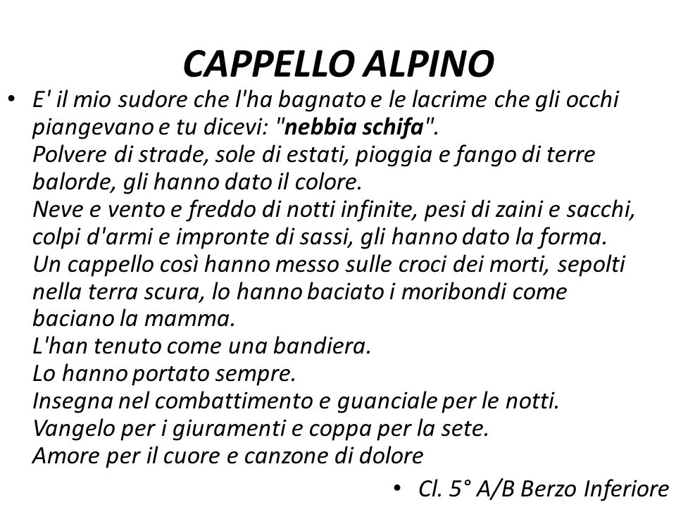 CAPPELLO ALPINO