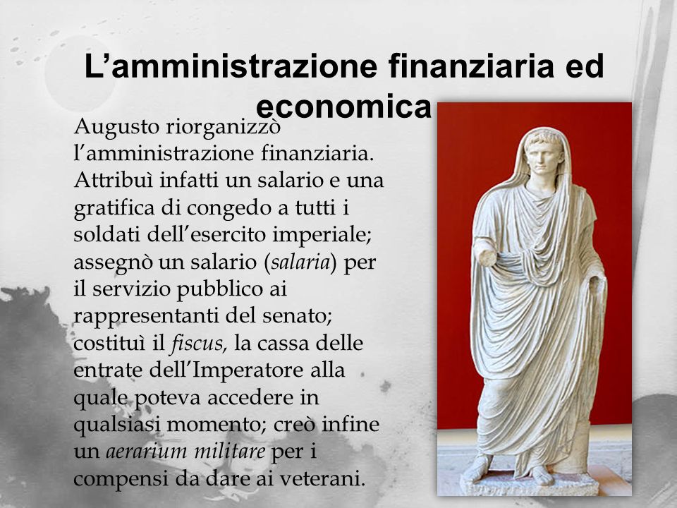 L’amministrazione finanziaria ed economica