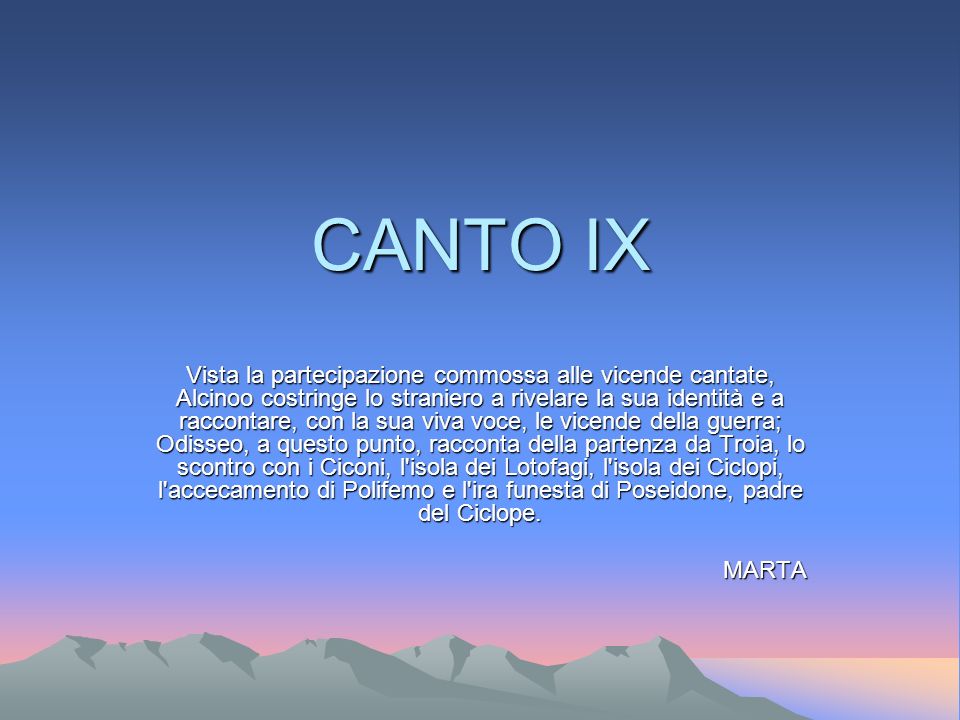 CANTO IX