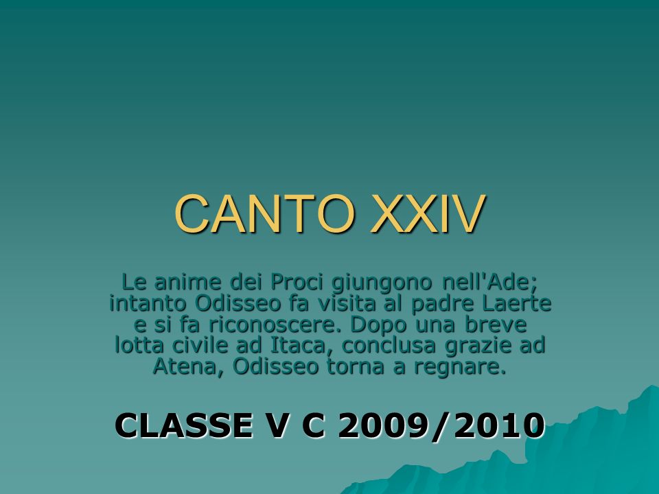 CANTO XXIV