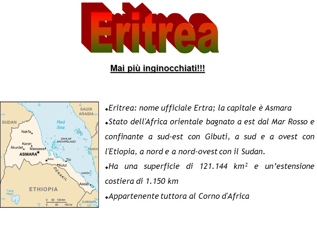 Eritrea Mai più inginocchiati!!!