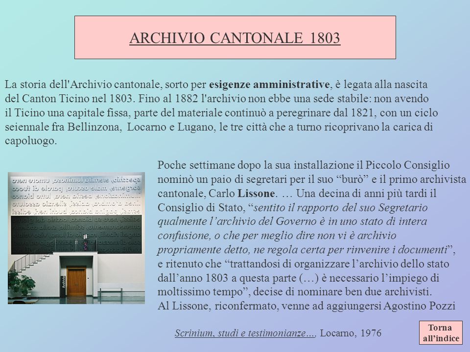 Scrinium, studi e testimonianze…, Locarno, 1976