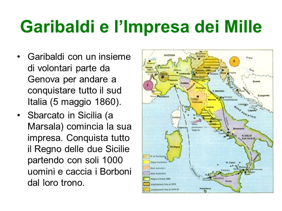 Garibaldi e l’Impresa dei Mille