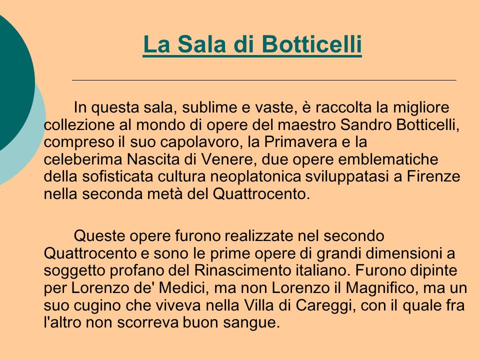 La Sala di Botticelli