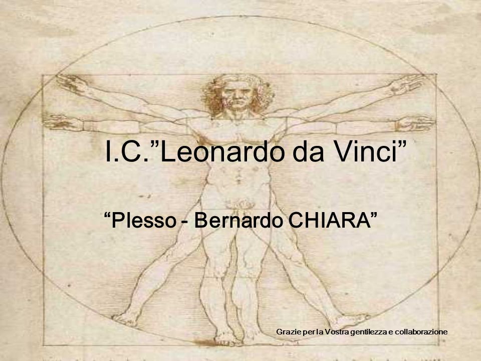 I.C. Leonardo da Vinci Plesso - Bernardo CHIARA