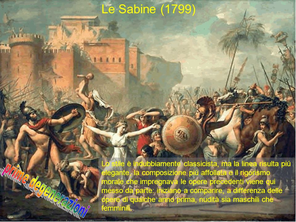 prime degenerazioni Le Sabine (1799)