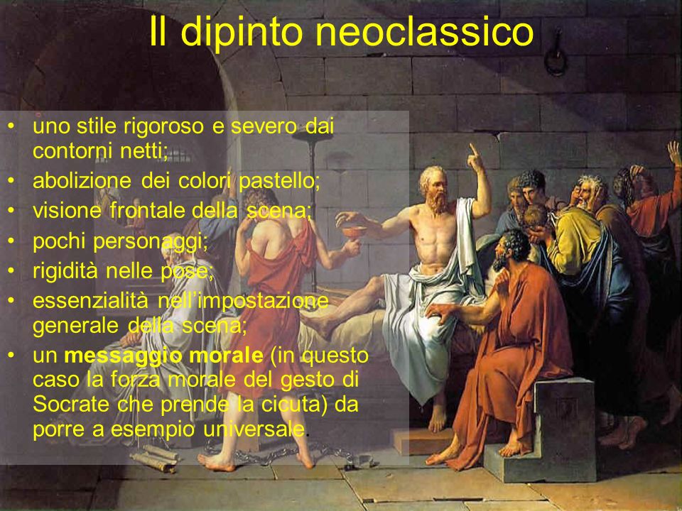 Il dipinto neoclassico