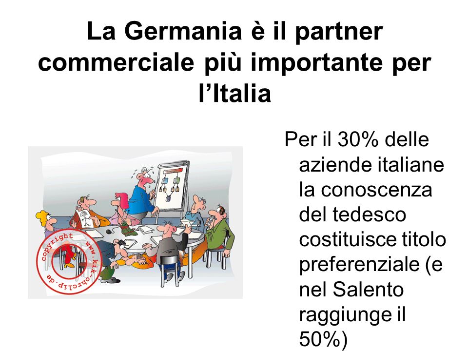 La Germania è il partner commerciale più importante per l’Italia