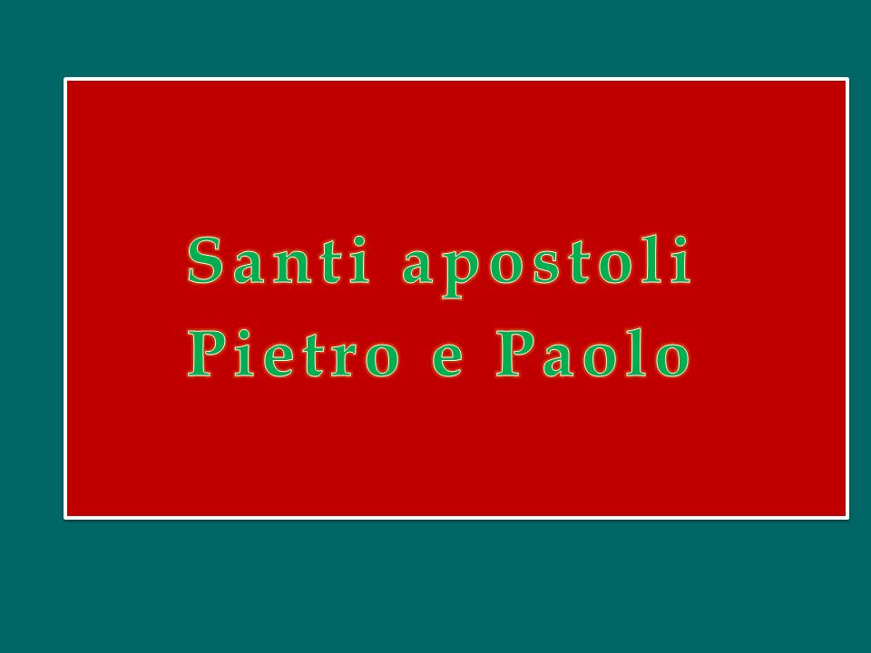 Santi apostoli Pietro e Paolo