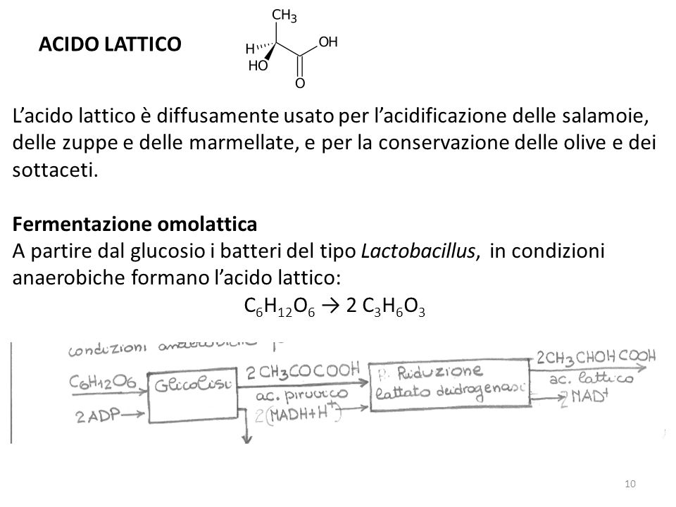 PRODUZIONE DI ACIDI ORGANICI (INDUSTRIA ALIMENTARE) - ppt video online  scaricare