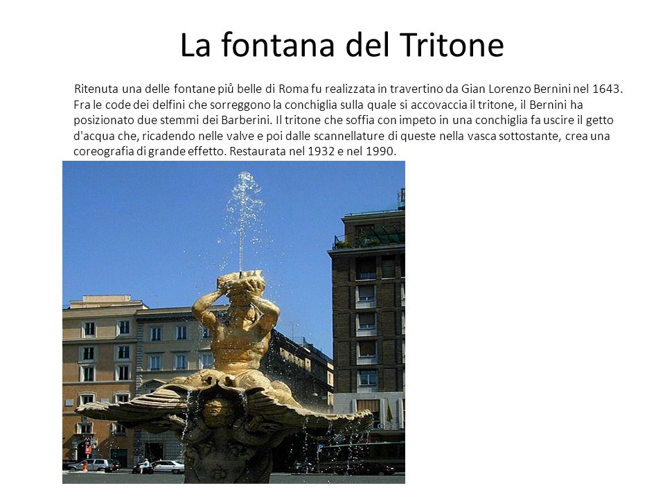 La fontana del Tritone