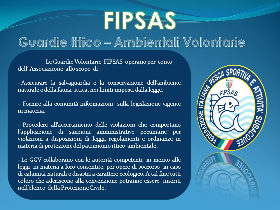 FIPSAS Guardie Ittico – Ambientali Volontarie