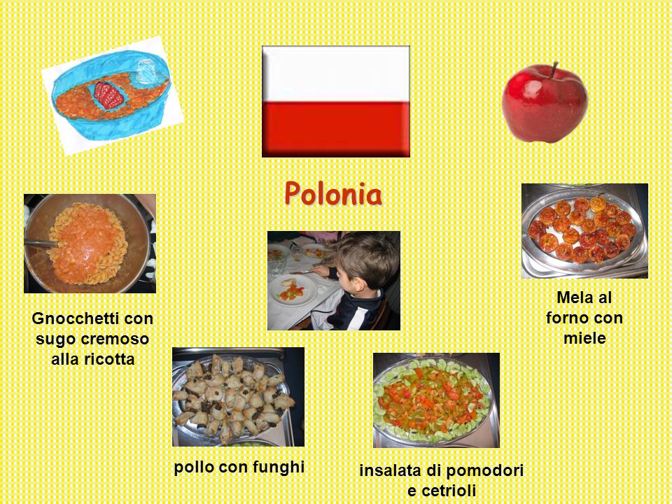 Polonia Mela al forno con miele