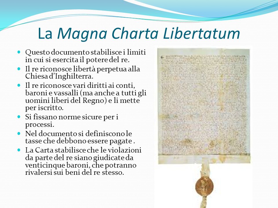 La Magna Charta Libertatum