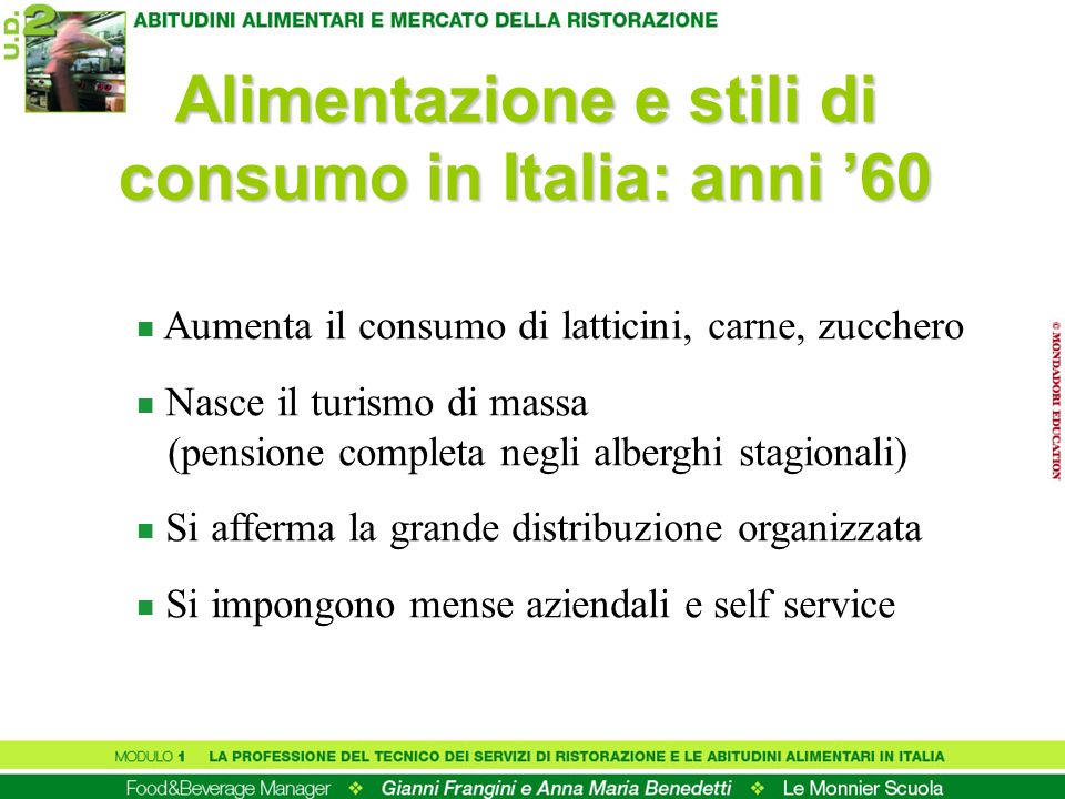 Alimentazione e stili di consumo in Italia: anni ’60