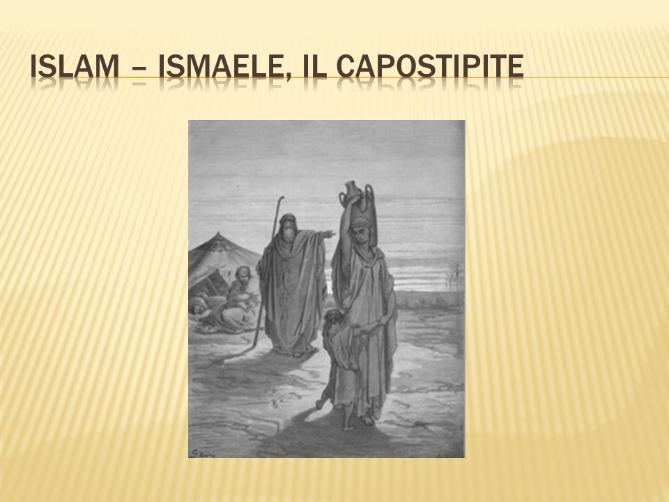 ISLAM – ISMAELE, IL CAPOSTIPITE