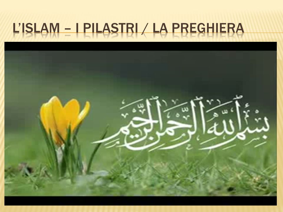 L’ISLAM – I PILASTRI / la preghiera