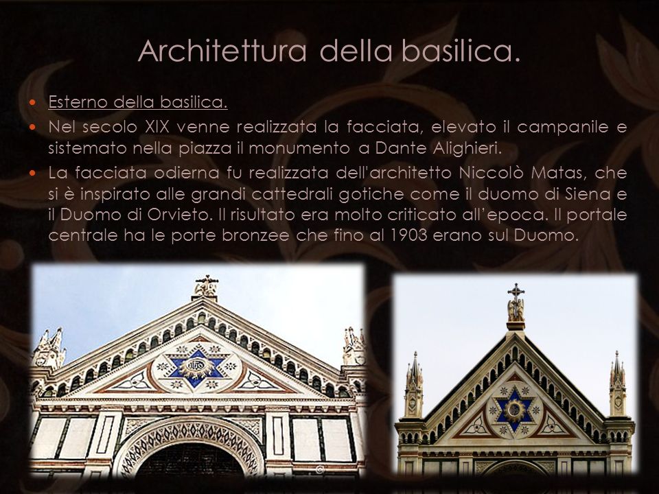 Architettura della basilica.