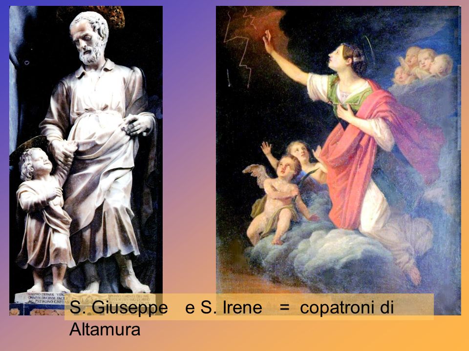S. Giuseppe e S. Irene = copatroni di Altamura
