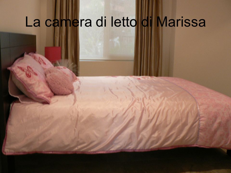 La camera di letto di Marissa