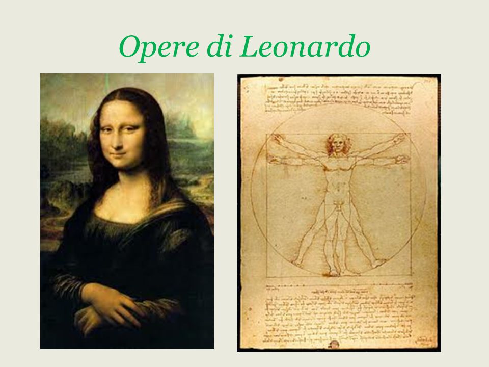 Opere di Leonardo