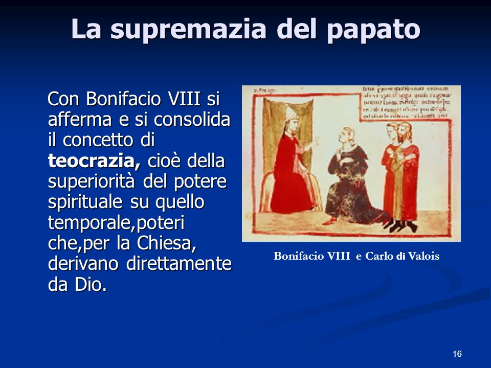 La supremazia del papato