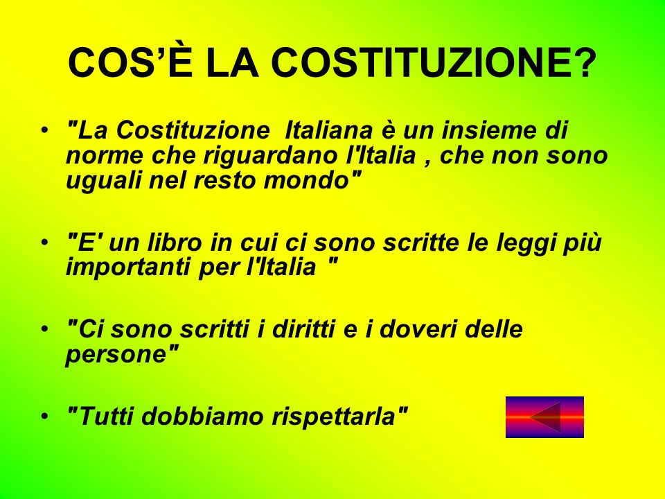 La Costituzione Italiana Gruppo Dell Attivita Alternativa Classe 4 B Ppt Scaricare