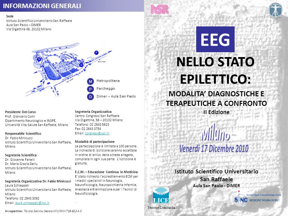 EEG EEG NELLO STATO EPILETTICO: NELLO STATO EPILETTICO: Milano