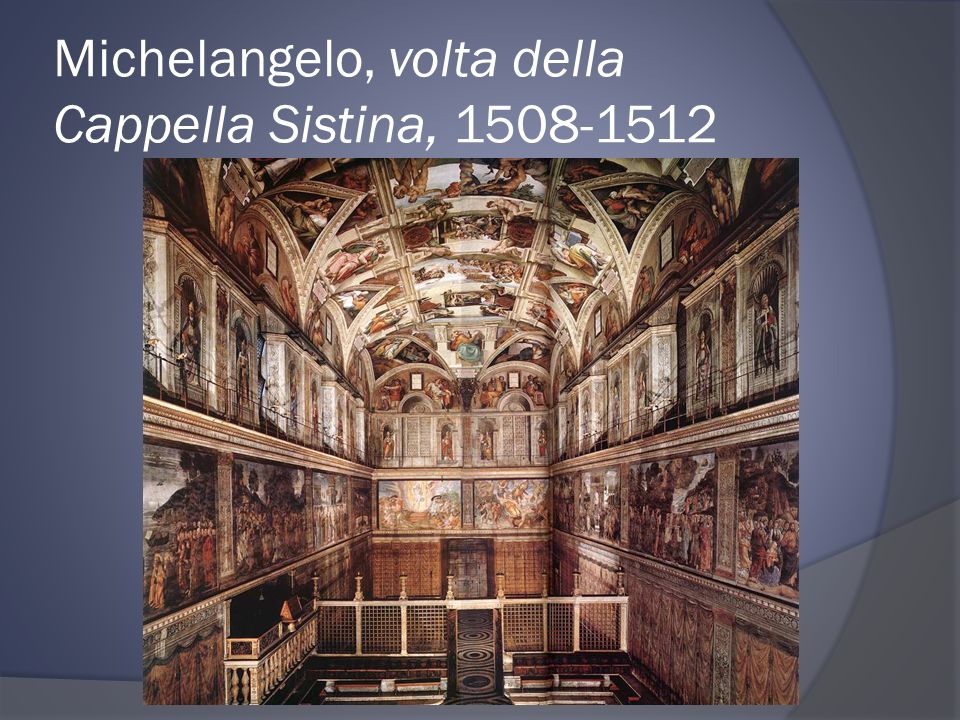 Michelangelo, volta della Cappella Sistina,