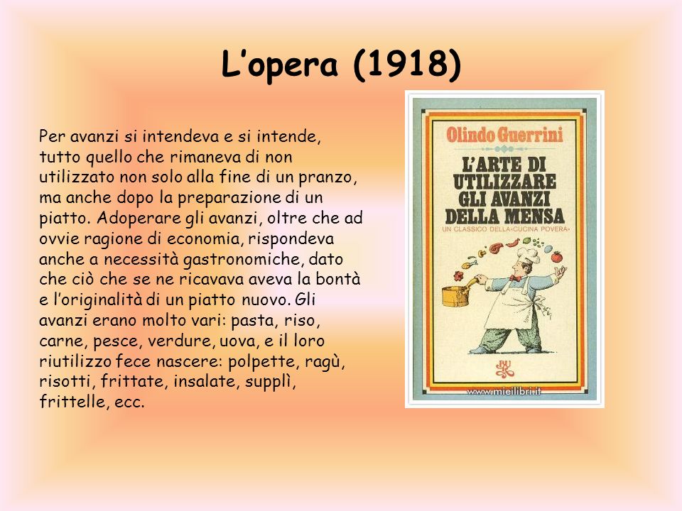 L’opera (1918)