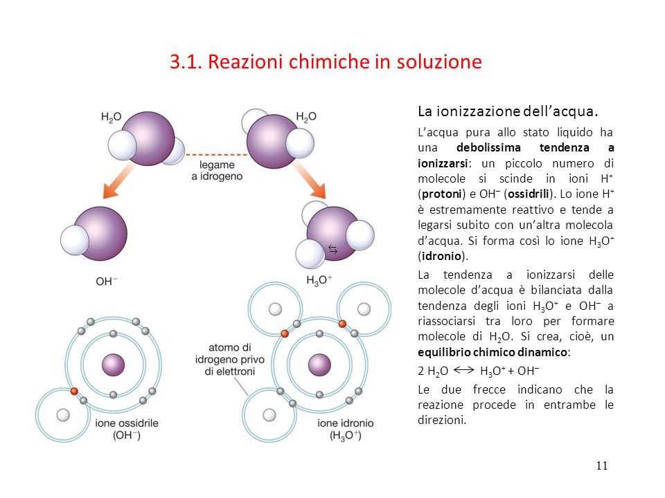 3.1. Reazioni chimiche in soluzione