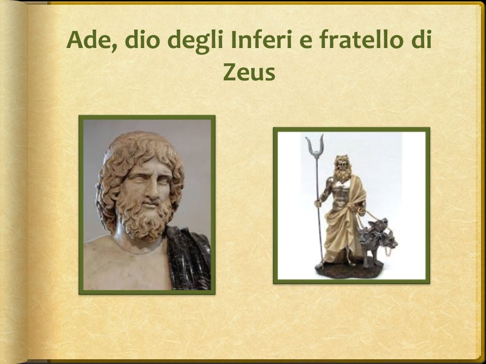 Ade, dio degli Inferi e fratello di Zeus