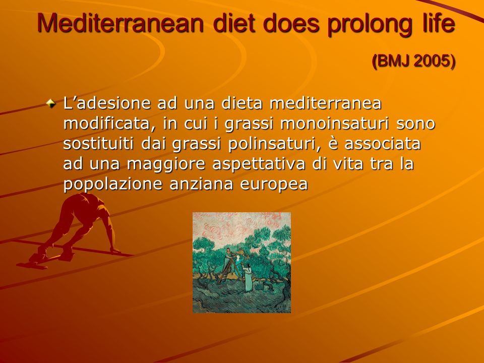 Mediterranean diet does prolong life (BMJ 2005)