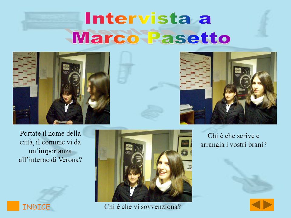 Intervista a Marco Pasetto