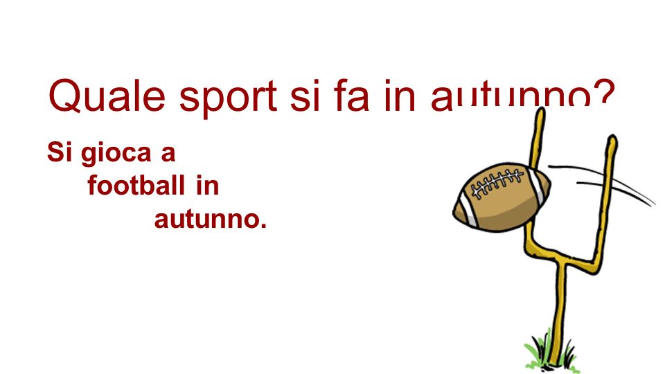 Quale sport si fa in autunno