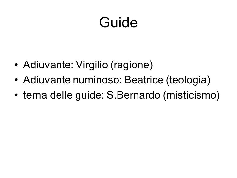 Guide Adiuvante: Virgilio (ragione)