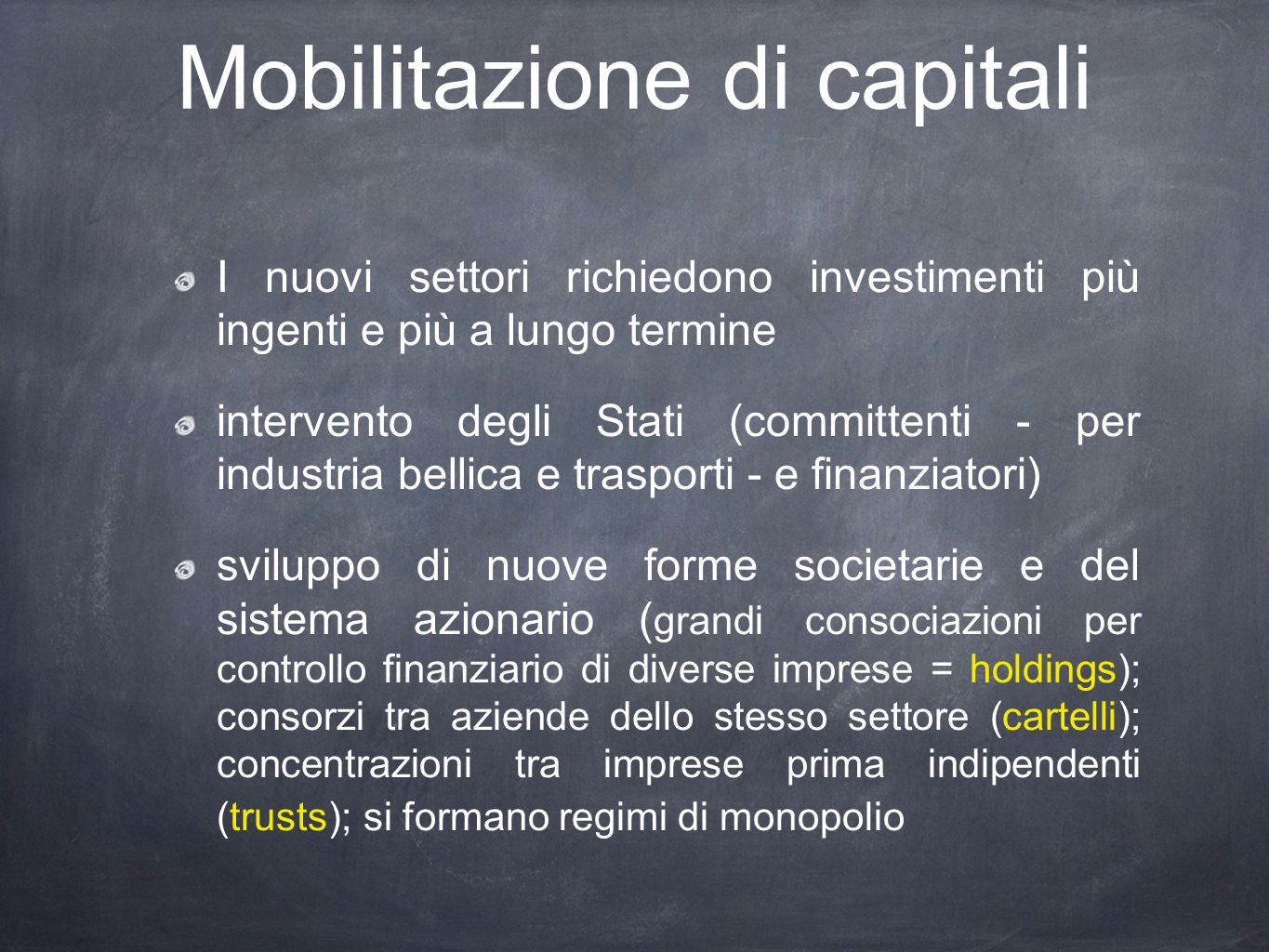Mobilitazione di capitali